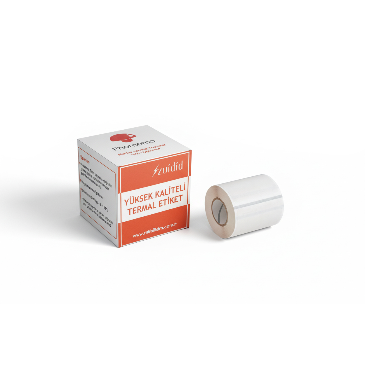 50 X 50 Mm Şeffaf OVAL Termal Etiket 150 Adet - Phomemo M110/M120/M150/M200/M220/M221