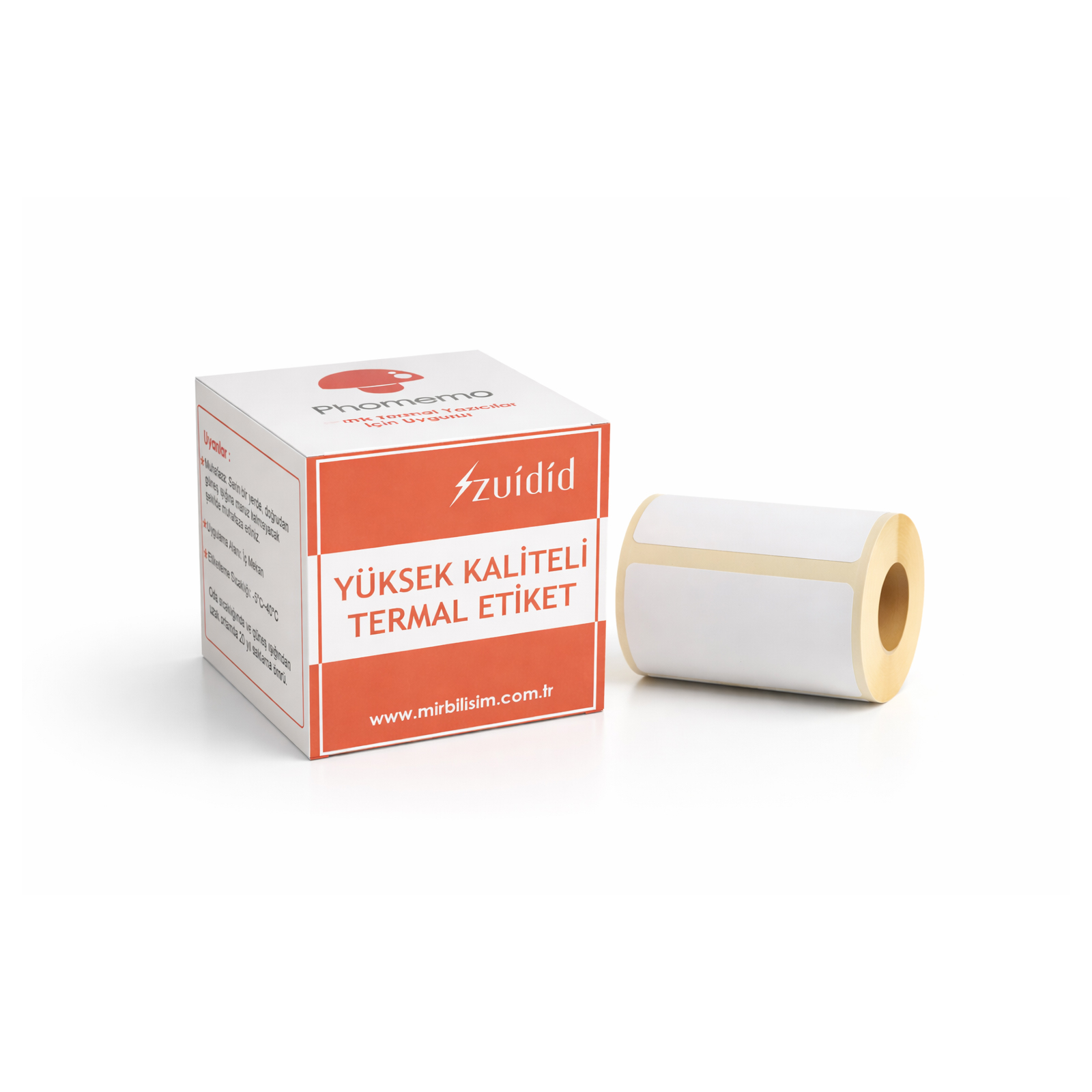 40 x 30 mm Lamine Termal Etiket 230 Adet - Phomemo M108-M110 - M220 - M221 Modellere Uyumludur.